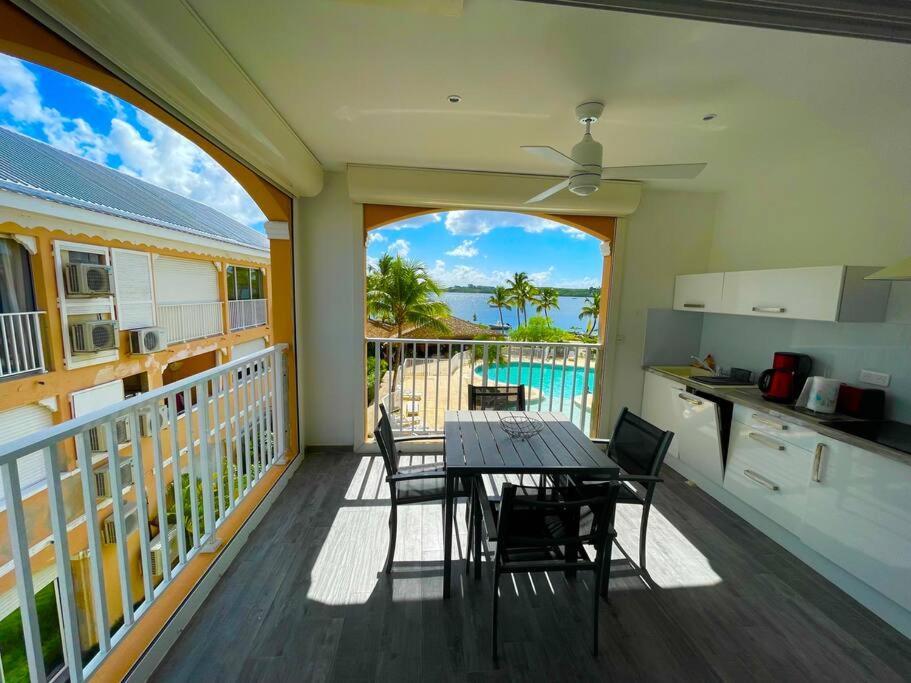 Superbe Studio Lumineux, Vue Sur Piscine Et Mer Baie Nettle Ngoại thất bức ảnh
